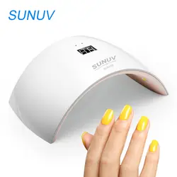 Sunuv 24 Вт SUN9S ногтей, УФ-лампы светодио дный Свет Сушилка для всех гели Cruing зарядка через usb Маникюр Инструмент