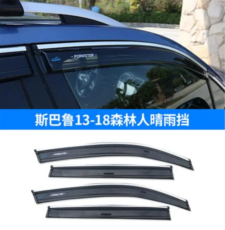 for Subaru Forester 2013-2018 Car Window Rain Shield Shelters Cover ABS Sun Visor | Автомобили и мотоциклы