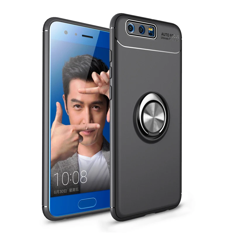 

Huawei Honor 10 Case COL-L29 COL AL10 L29 Cover Metal Ring Holder Shockproof Case for Funda Huawei Honor 9 10 Lite Cover Hono10