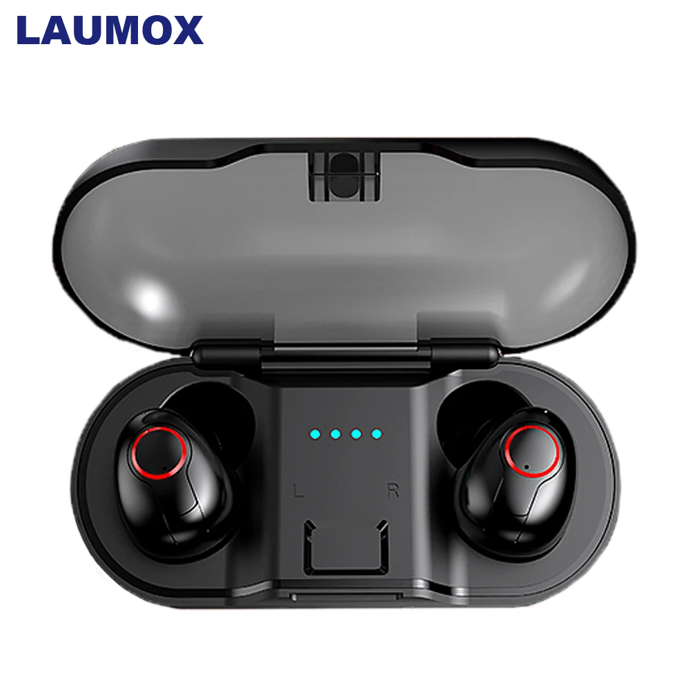 

LAUMOX Bluetooth Earphones 5.0 True Wireless Bluetooth Earbuds Stereo Sports Gaming Earphone HiFi Headset For Xiaomi samsung
