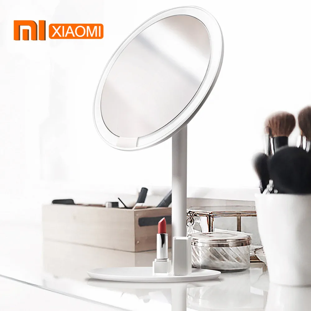 Xiaomi AMIRO AML004 зеркало для макияжа перезаряжаемый светодиодный с регулируемой