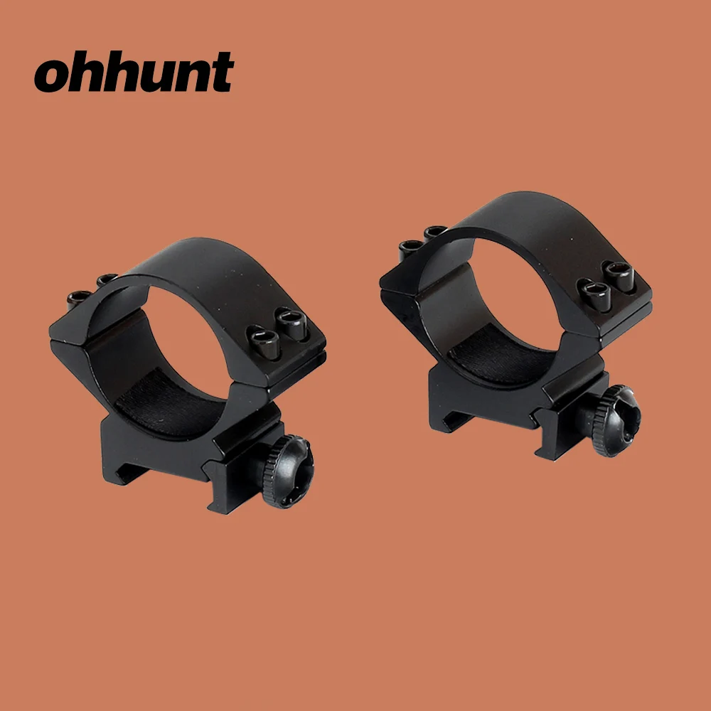 Ohhunt 2 шт. охотничий прицел крепление кольца 30 мм трубка низкий широкий профиль