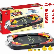 Креативный 1 шт. Хоккей+ футбол 2 в 1 настольный футбол шарики родитель-ребенок интерактивные игры Дети Развивающие игрушки подарки