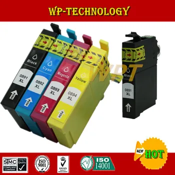 

5PCS (1SET+1BK)Compatible ink cartridges for T0891-T0894/T0711-T0714 for Epson Stylus S20/S21/SX100/SX110/SX105/SX115/SX200