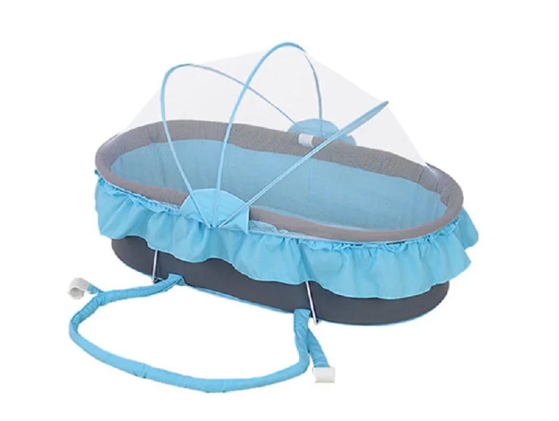 

Holycat Baby Hand Basket Folding Portable Sleeping Basket With Mosquito Net