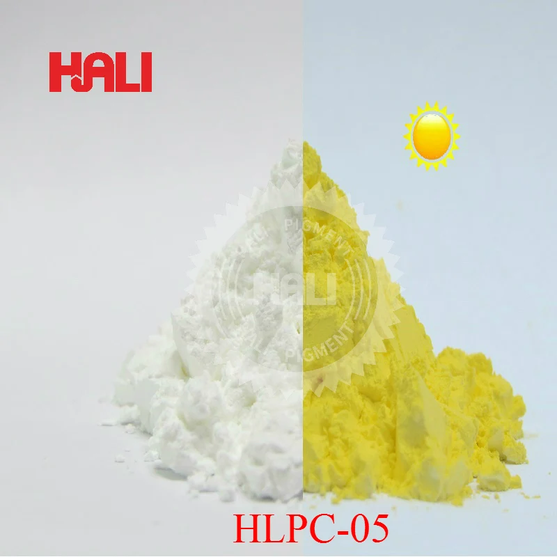 

photochromic pigment,photochromic powder,solar active powder,item:HLPC-05,color:yellow,1lot=10gram,free shipping.