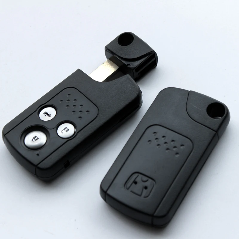 

Wholesale 3 Button Smart Key Shell For Honda Civic Accord CR-V Odyssey Remote Auto Car Key Case Shell Replacement With Logo