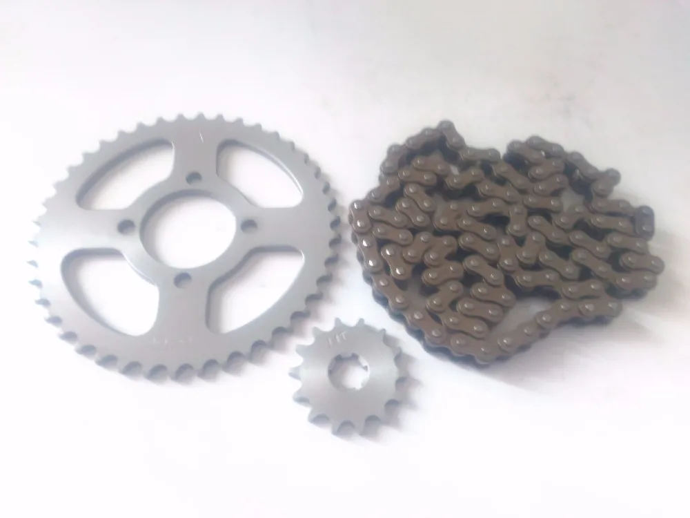 Quality Motorcycle sprocket wheel/chain wheel set/kit for Suzuki AX100