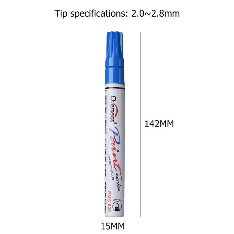 VODOOL профессиональная водонепроницаемая автомобильная ручка для удаления царапин, ручка для ремонта автомобильных шин, Постоянный маркер для рисования, ручки с граффити