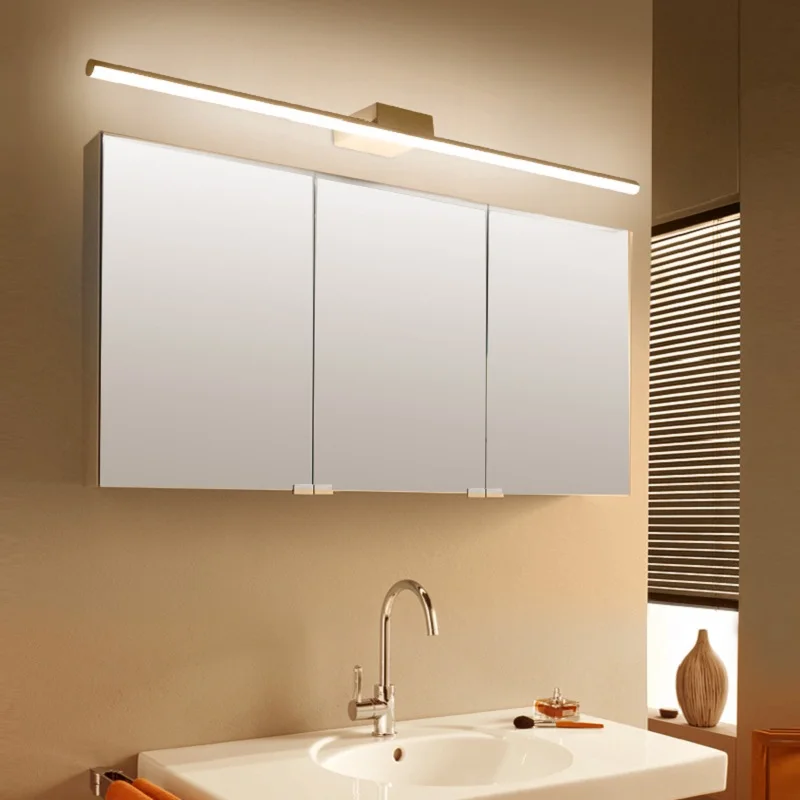 Billig NEO Gleam Schwarz Weiß 0,4 1,2 Mt Moderne Spiegel Lichter Anti fog LED Bad lichter schminktisch wc badezimmerspiegel lampe