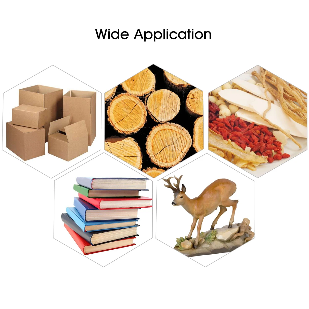 Handheld Two Pins Digital Wood Moisture Meter Wood Humidity Tester Timber Damp Detector with LCD Display Probe Range 2%~70%