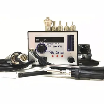 

AOYUE-968 Soldering Station Digital Hot Air Heat Gun BGA SMD Rework Temperature Adjustable Electric Soldering Iron Welding Tools