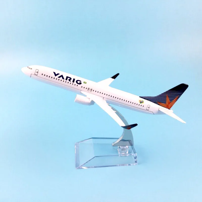 Бразилия Varig Airlines B737-800 16 см металлический самолет подарок на день рождения самолет модели игрушки для детей Бесплатная доставка