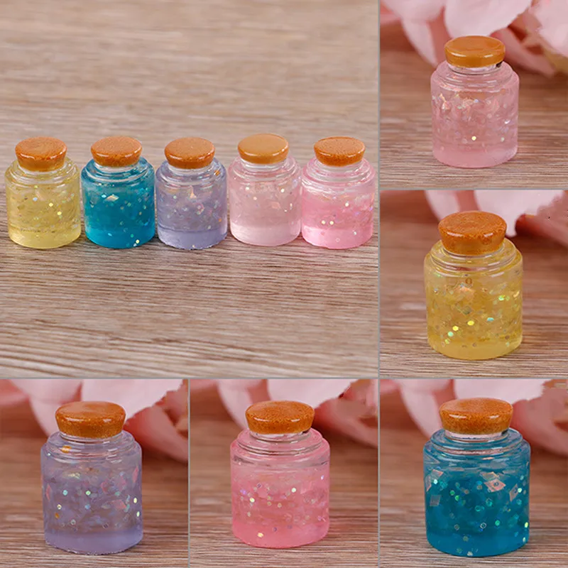 

1pcs Star Glass Bottle Filler For Clear/Fluffy Mud Box Kids Slime DIY Kit Accessories Modeling Clay Popular Children Toys