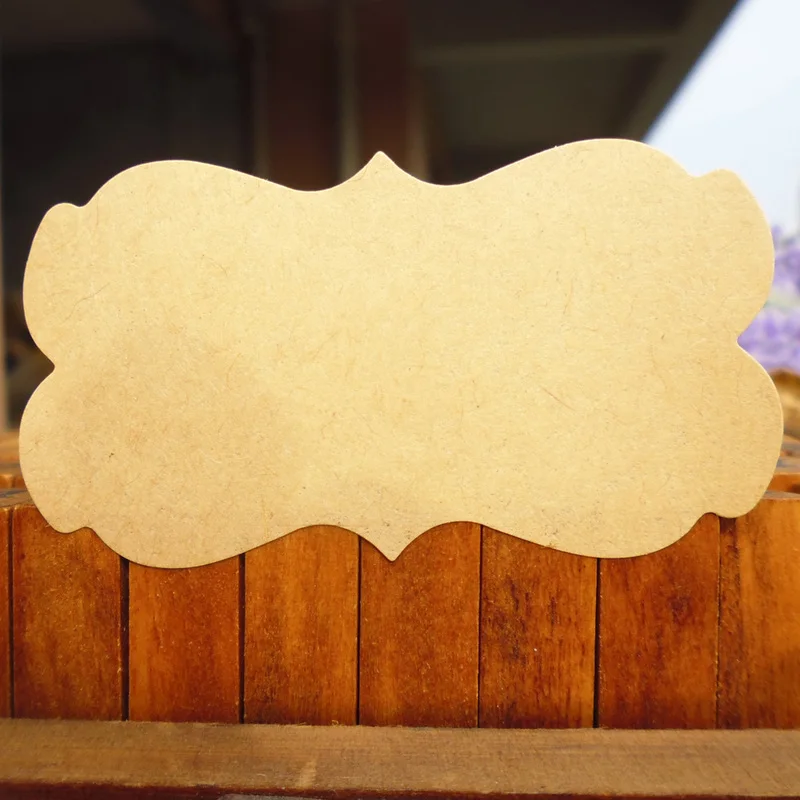 

80pcs Big Size Blank Kraft Seal Sticker DIY Multifunction Paper Label Adhesive Gift Sticker For Gift Box Baking Decor 5.9x3.2cm