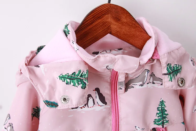 Hoodies para Meninas Cabolsas à Prova de Vento Nova Primavera Verão Estilo Crianças 2y 9y Estampa Animal Meninas Jaquetas Roupas Casuais 2020 & 17 Cheap Jaquetas e casacos