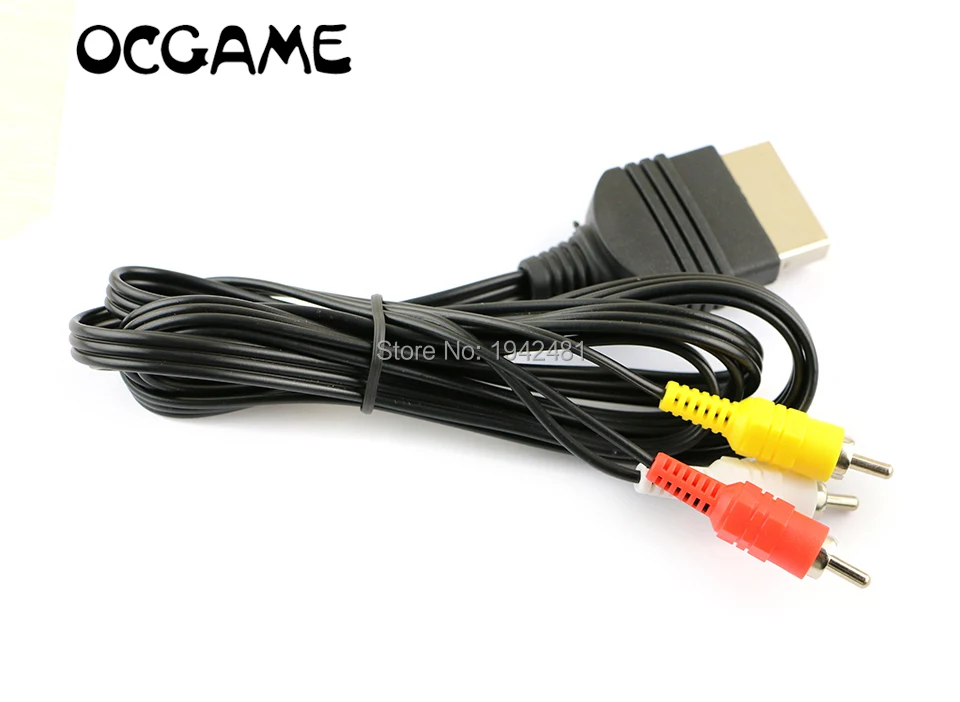 OCGAME 1 8 м HD AV кабель TV RCA аудио шнур видео провод адаптер для системы XBOX|adapter cord|adapter