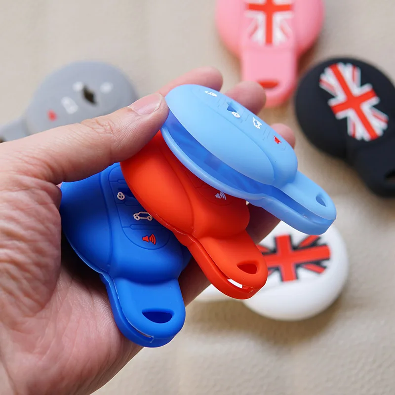 Силиконовый чехол для ключа BMW mini cooper poadster coupe countryman paceman R55 R56 R57 R60 F55 F56|fob cover|silicone key