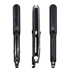 Профессиональный паровой выпрямитель для волос с аргановым маслом инфузионные выпрямители утюжок для плоских волос Инструменты для укладки 110-220 В