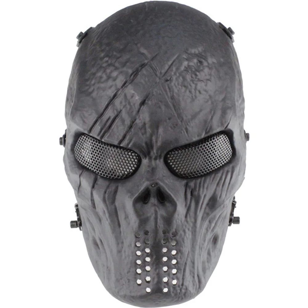 

Skull Full Face Protection Mask Airsoft Paintball Party Military Army Games Outdoor TPU Mesh Eye Shield Halloween Party Props