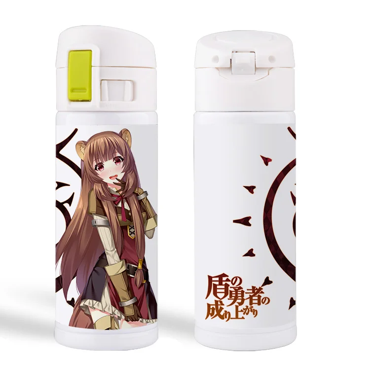 Аниме Rising of The Shield Hero Raphtalia Filo Cup бутылка для воды с вакуумным термосом Tate no Yuusha