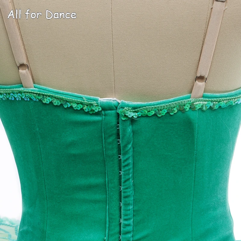 Потрясающий размер клиента, сделанный мятный, зеленый, профессиональный танец пачка для девочек/женщин балет соревнование/Сортировка