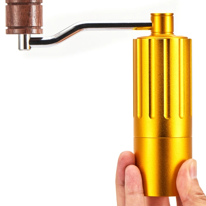  Mini Manual Stainless Steel Core Coffee Grinder Adjustable Coffee Mill With Storage Rubber Loop Eas