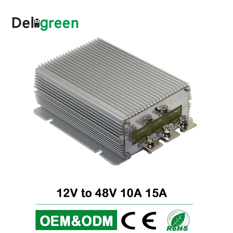 

12V to 48V 10A 480W DC DC Converter Regulator Car Step up boost module power supply