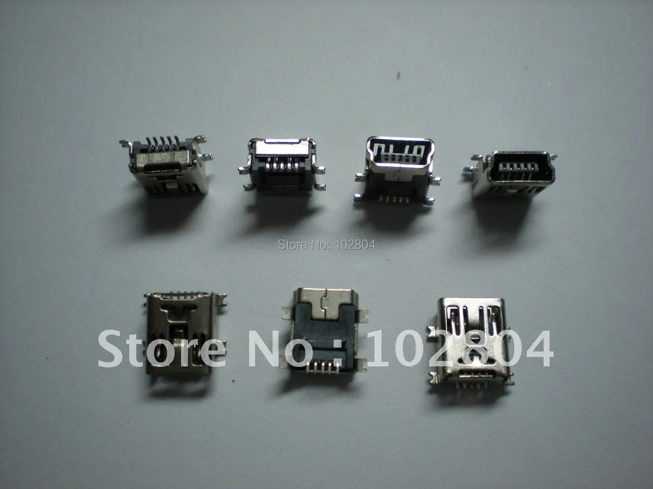 

1000 Pcs Per Lot Mini USB Jack Female Connector 5pin SMT 180 Degree Used for Digital Products