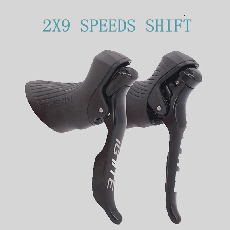 

seash Road Bike Shifters Double 2x8 /2x9 Speed Lever Brake Bicycle Derailleur Groupset Compa