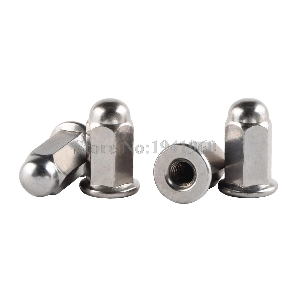 M4/ M6 / M8 Metric 304 Stainless Steel DIN934 Hex Nuts Machine Screw