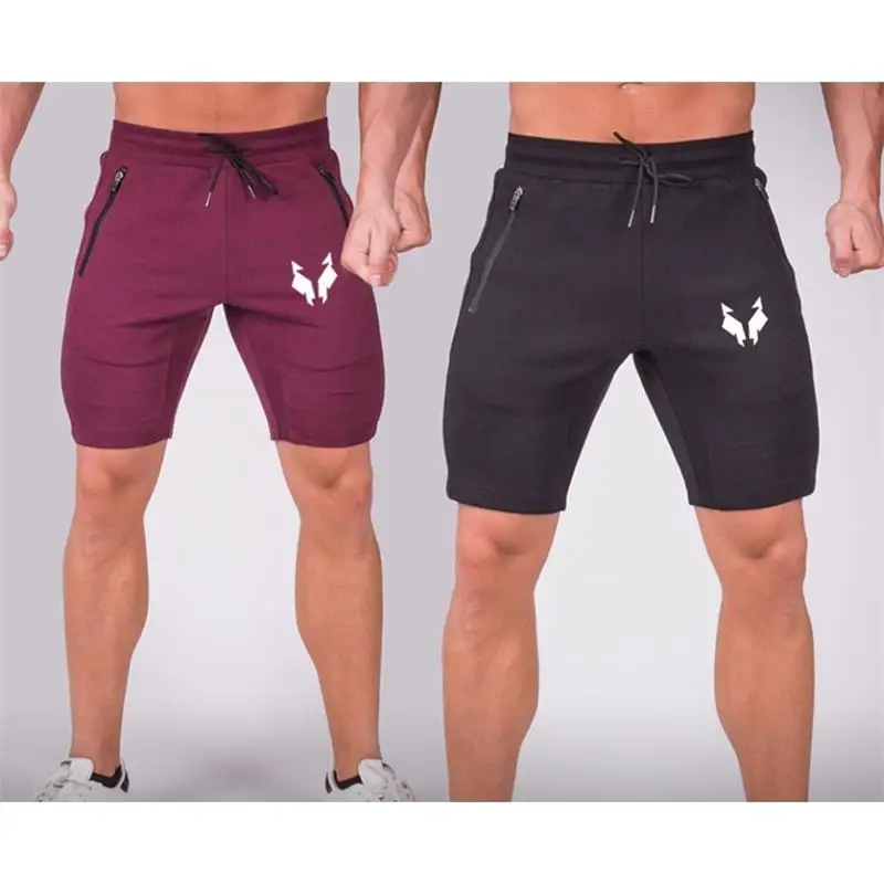 Новые летние спортивные шорты Для мужчин Фитнес для бега Crossfit Бодибилдинг