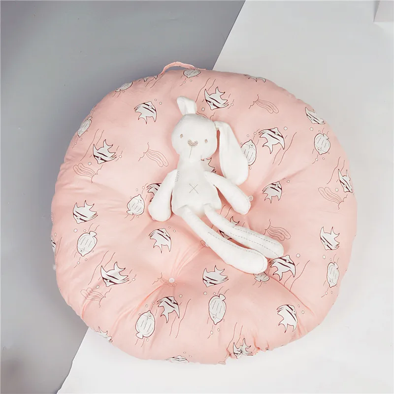 Ins Europe and America Cotton Fabric Thicken Carpet Round Baby Crawling