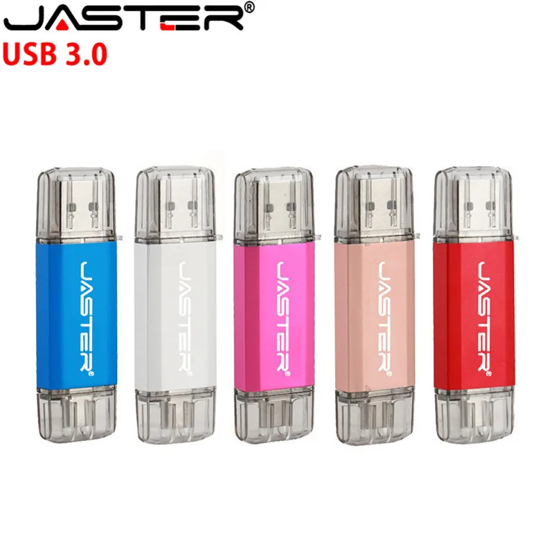 

JASTER Type-c USB Flash Drive OTG usb flash mini metal usb 3.0 8GB 16GB 32GB type c otg u stick memoria stick pendrive