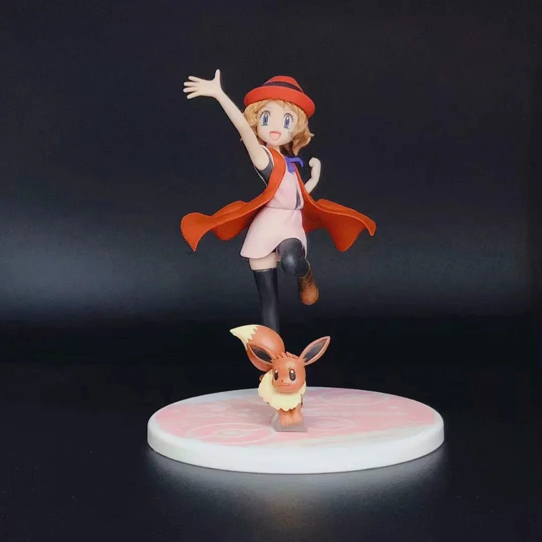 

13cm GEM Serena & Nymphia Eevee Action Figures Collectible Toy