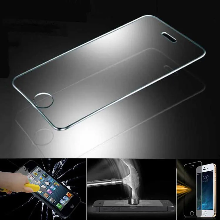 

1pcs tempered glass film for iphone for Samsung mobile phone foil before the after the protective glass film