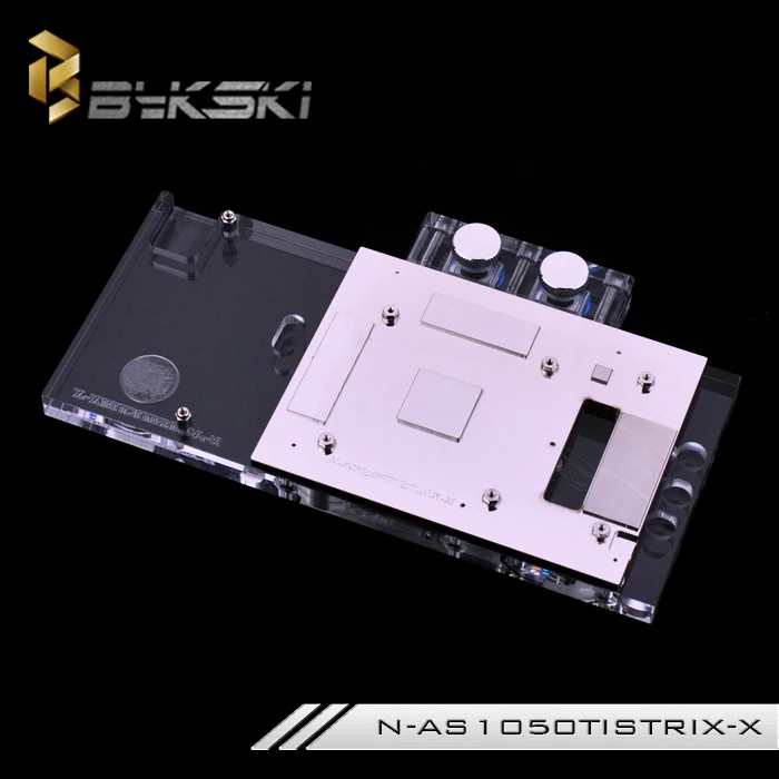 Блок водяного охлаждения Bykski с графическим процессором и GPU для ASUS N AS1050TISTRIX X