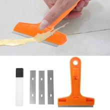 Портативная лопатка для чистки, нож для стеклянные напольные плитки, скребок для пола с 1 коробкой, лезвия для чистки, ручные инструменты AUG29, Прямая поставка