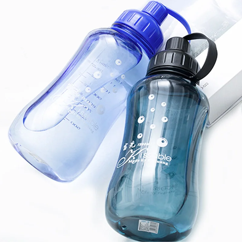 2000ml/2800ml Big Capacity water bottle handgrip food grade plastic sports hiking Eco Friendly