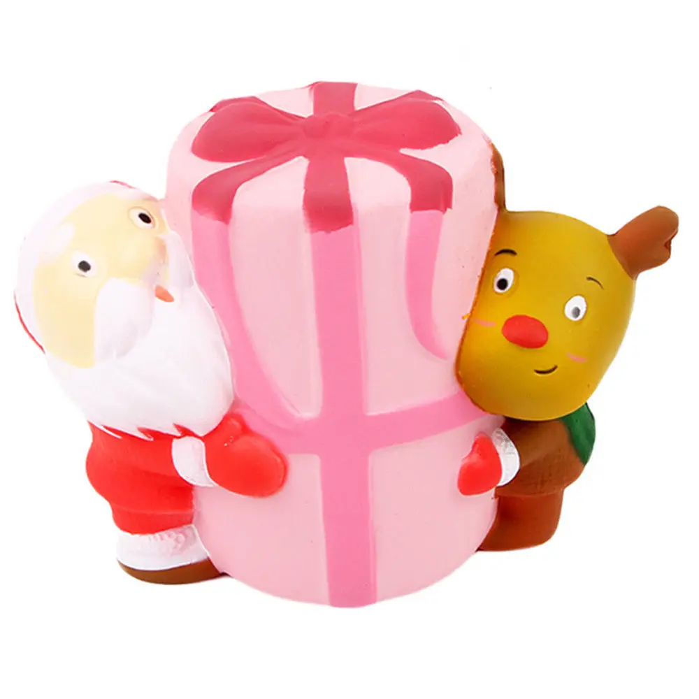 Новый милый Jumbo замедлить рост Squishies Ароматические Squishy эльф Санта Клаус игрушка игрушка-антистресс подарки на Рождество