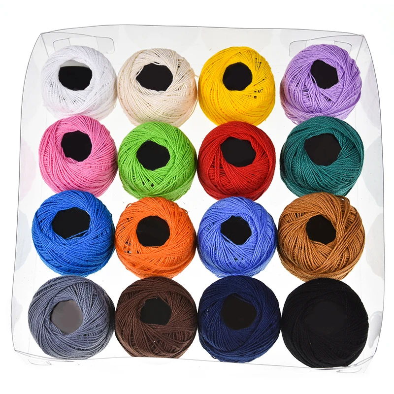Looen Mix Цвет 16 шт./кор. швейные нити для вышивания швейные нитки ручная вышивка нити из полиэфирного волокна средство для шитья аксессуар