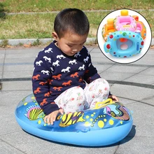 Летние детские плавательный бассейн аксессуары коробка надувной кольца детские надувные лодки детские плавательные круги ребенок воды игрушка