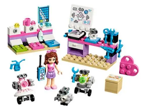 

Bela 10602 Friends Series Olivia's Creative Lab Building Block Bricks Toys Gift Children Compatible With Bela Friends 41307