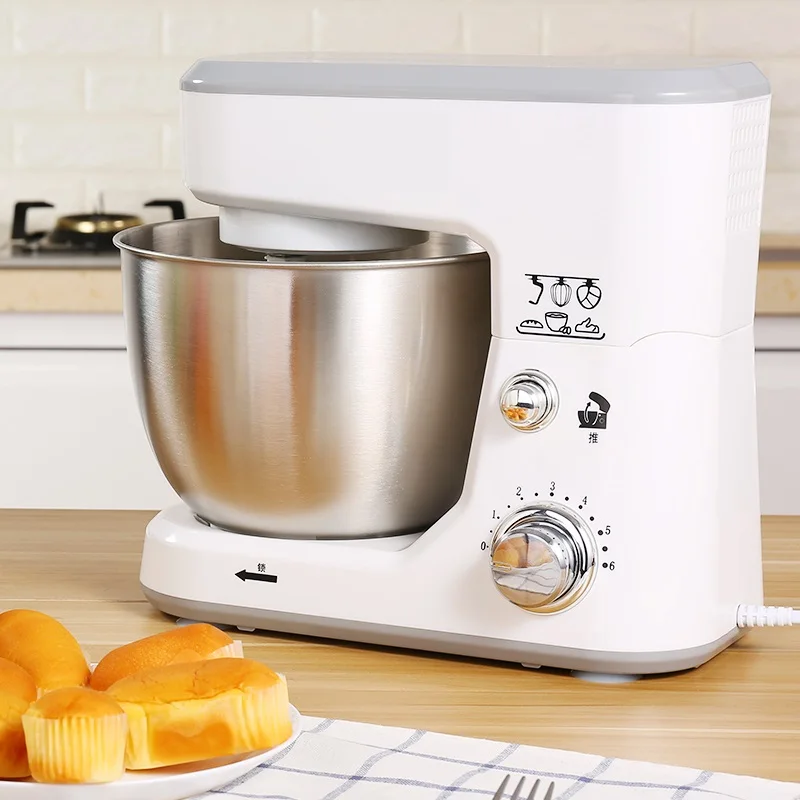 

220V Professional 4L Electric Dough Mixer Egg Cream Beater Food Mixer Multifunctional Household Electric Food Mixer EU/AU/UK