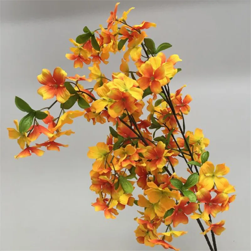 Поддельный длинный стебель Elm Flower 39,3" длина имитация Cop-Rose для дома Свадебные Декоративные искусственные цветы