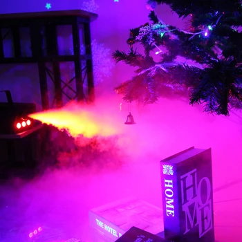 

Professional Smoke Machine LED 400W Wireless Control Mini RGB Interlaced LED Fog Light Fogger Stage Lighting Effect Party