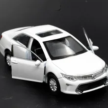 Модель из 1:36 сплава для Toyota Camry, Высококачественная модель, 2 автомобиля с открытой дверью, металлические литья, игрушечные транспортные средства