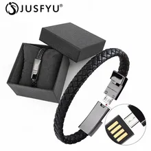 Открытый Портативный Топ кожаный USB браслет зарядное устройство данных зарядный кабель синхронизации для samsung Xiaomi LG планшет Android USB кабель