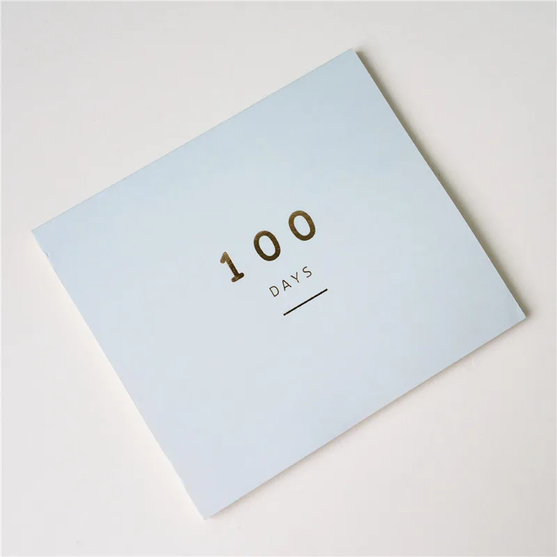 Корейский ежедневник на 100 дней записная книжка школьный канцелярский магазин