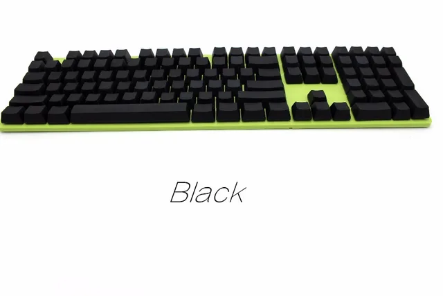 108/87  PBT Blank Keycap High wear resistance 9 Color For OEM Profile Cherry MX Switches Wired USB  Mechanical  Keyboard Keycap